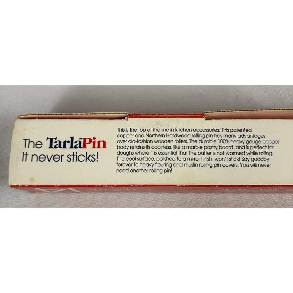 New TARLA French Copper Rolling Pin Professional French Pastry